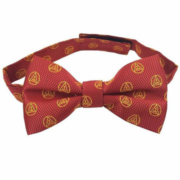 Masonic Royal Arch RA Bow Tie with Taus Red and Yellow